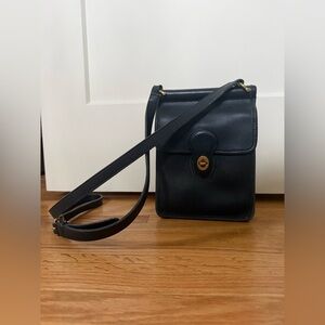Vintage Navy Coach Bag